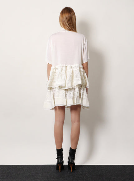 Alaia Peplum Virgin Wool Sweater