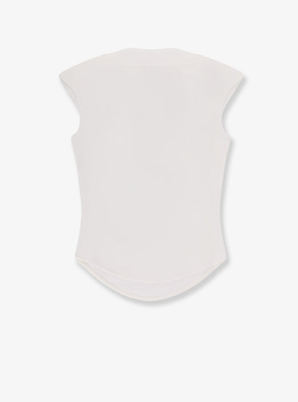 Alaia Cap Cotton Blend T-Shirt