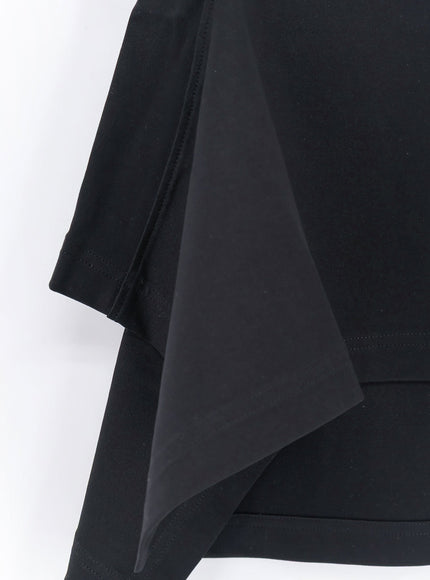 Alaia Paneled Cotton T-Shirt