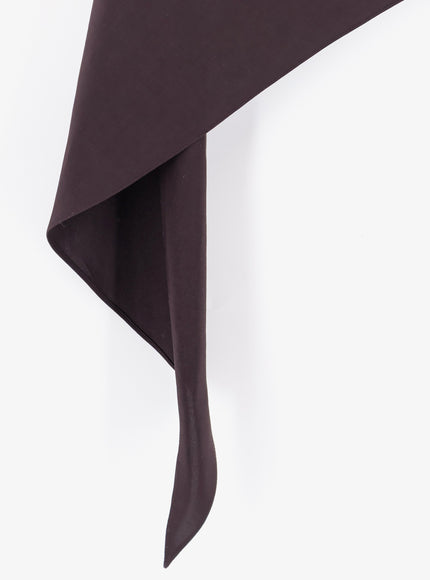 Alaia Asymmetric Paper And Viscose Skirt