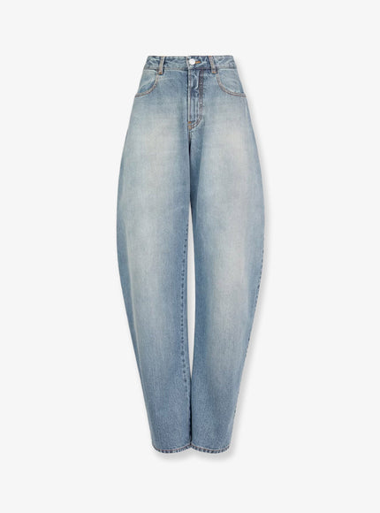 Alaia Faded Blue Denim Jeans Fadedblue