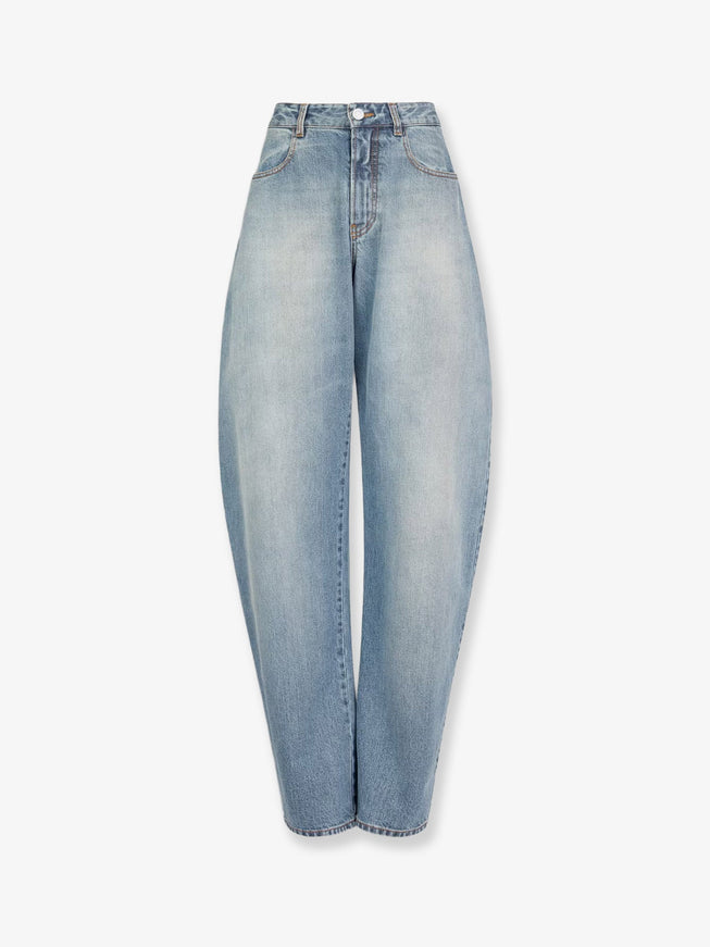 Alaia Faded Blue Denim Jeans Fadedblue