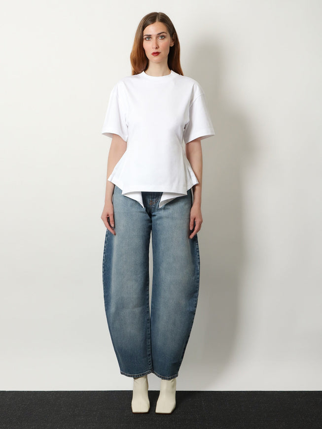 Alaia Faded Blue Denim Jeans