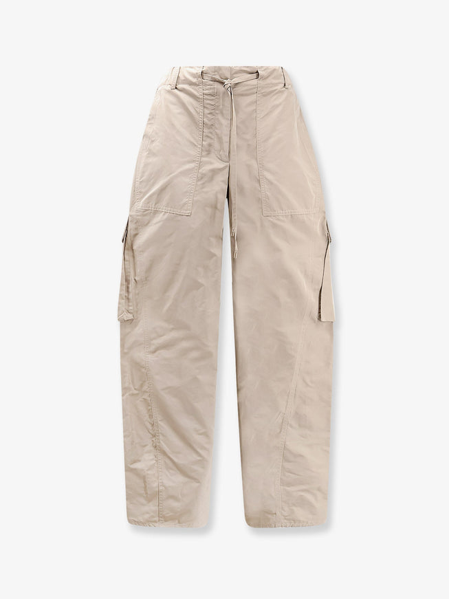 Alaia Silk Blend Cargo Trousers 36 Sable