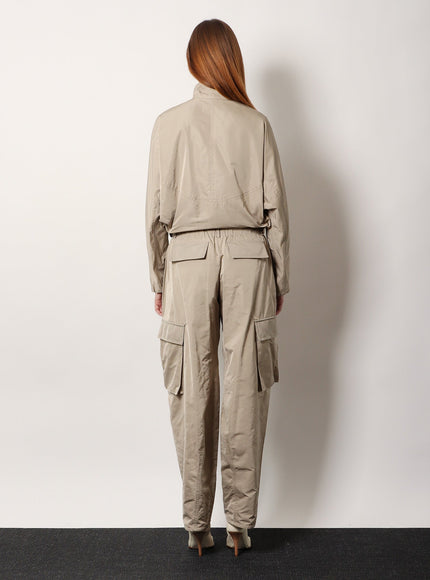 Alaia Silk Blend Cargo Trousers