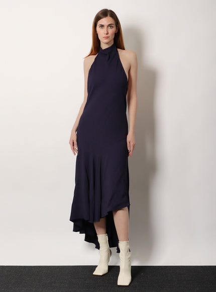 Alaia Asym Viscose Long Dress