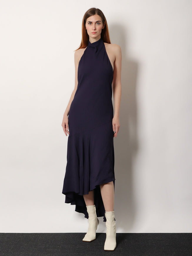 Alaia Asym Viscose Long Dress
