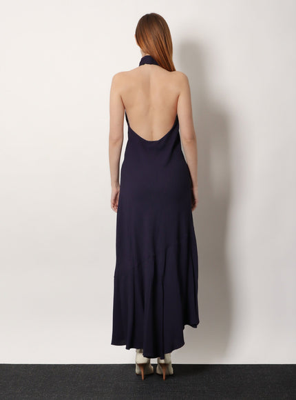 Alaia Asym Viscose Long Dress