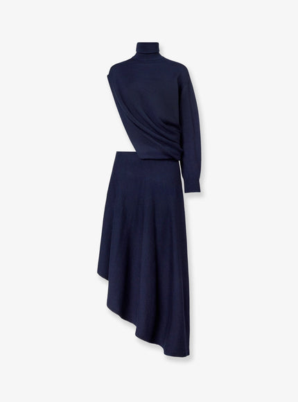 Alaia Cut-Out Virgin Wool Dress