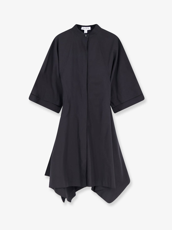 Alaia Panelled Cotton Dress Noiralaia
