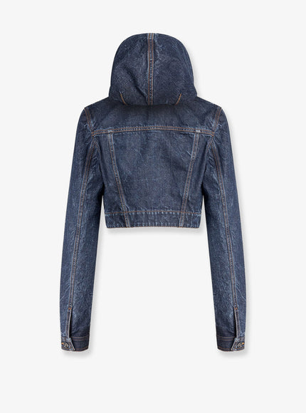 Alaia Hooded Denim Jacket