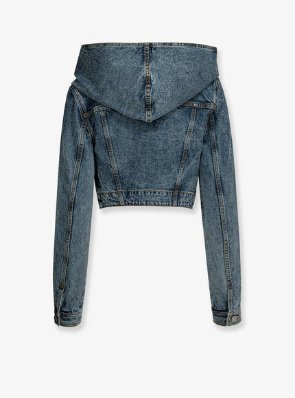 Alaia Hooded Denim Jacket