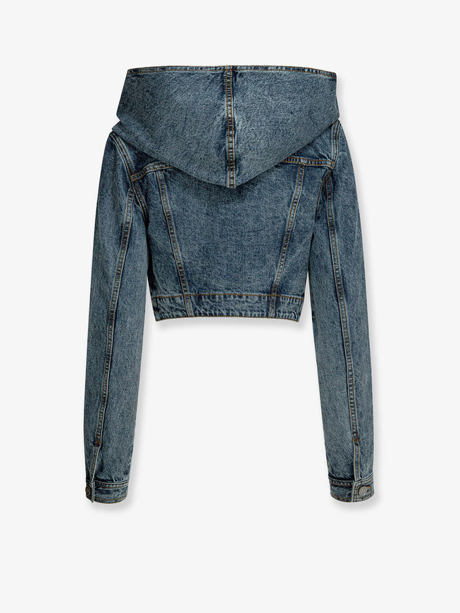 Alaia Hooded Denim Jacket
