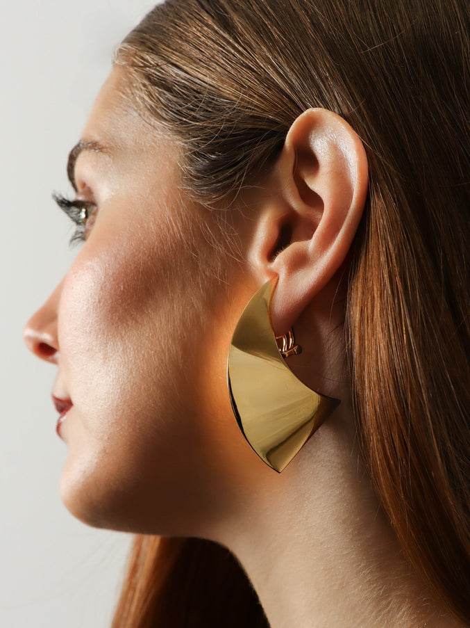 Alaia Brass Earrings