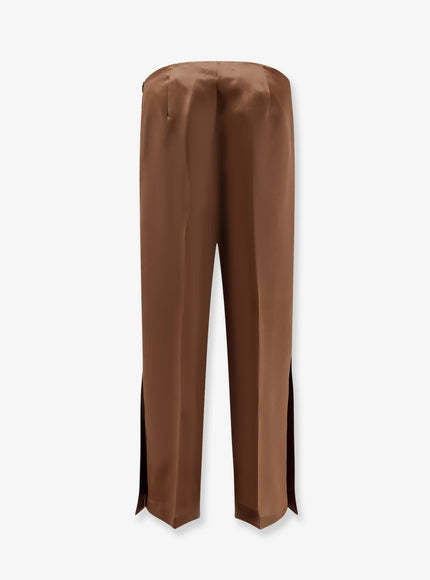 Alberta Ferretti Silk Trousers