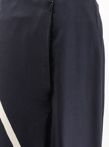Alberta Ferretti Viscose Trousers With Bicolor Print