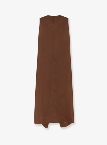 Alberta Ferretti Silk Long Dress