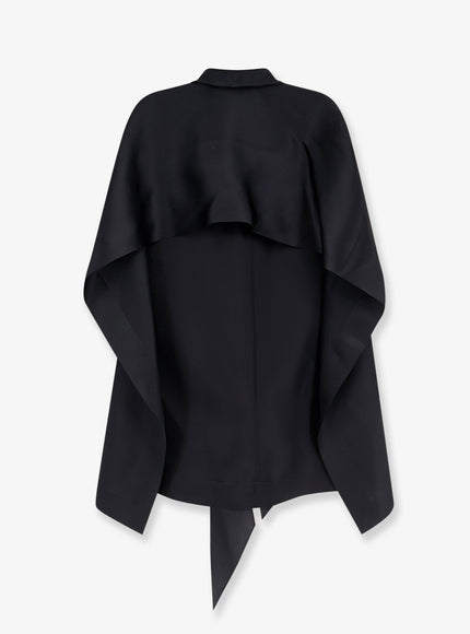 Alberta Ferretti Silk Cape