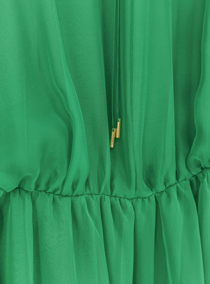 Alberta Ferretti Silk Long Dress