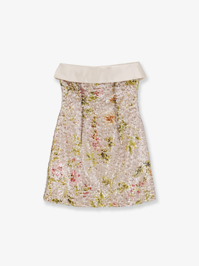 Alberta Ferretti Mini Dress With Sequins Fantasia