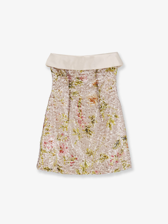 Alberta Ferretti Mini Dress With Sequins Fantasia