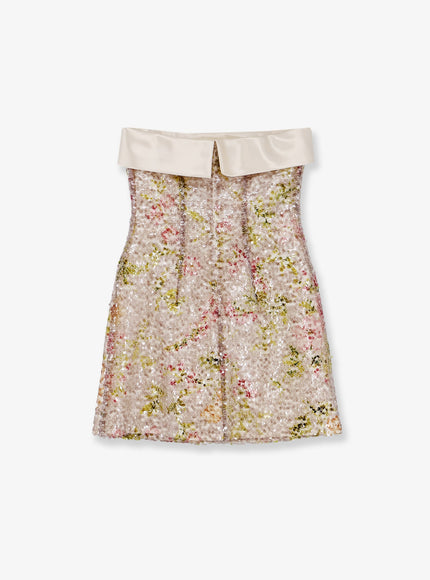 Alberta Ferretti Mini Dress With Sequins