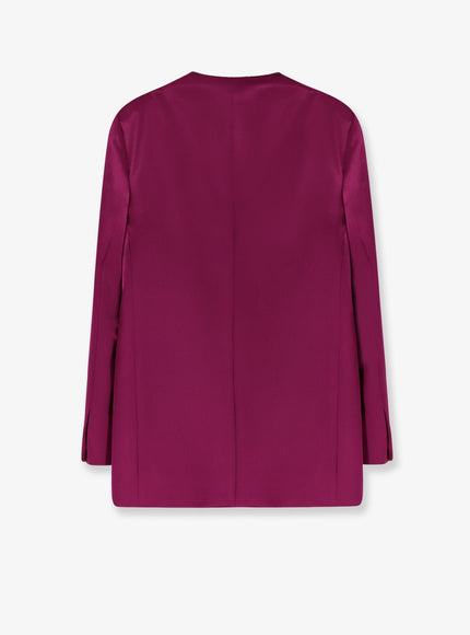 Alberta Ferretti Satin Blazer