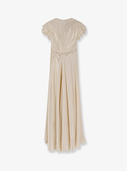 Alberta Ferretti Viscose Long Dress