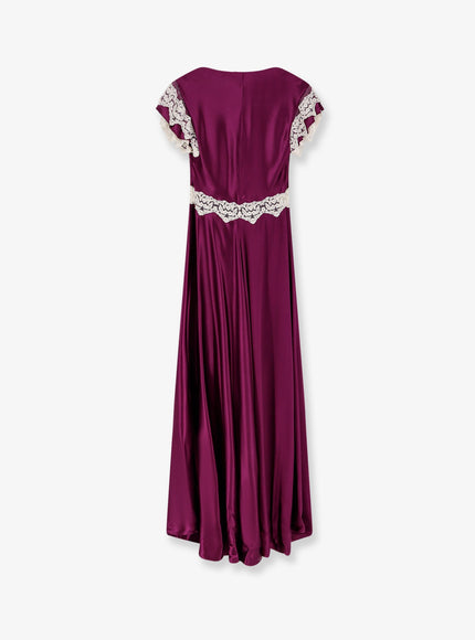 Alberta Ferretti Viscose Long Dress