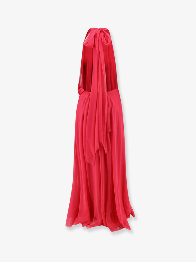 alberta ferretti silk dress Satin Slip Gown