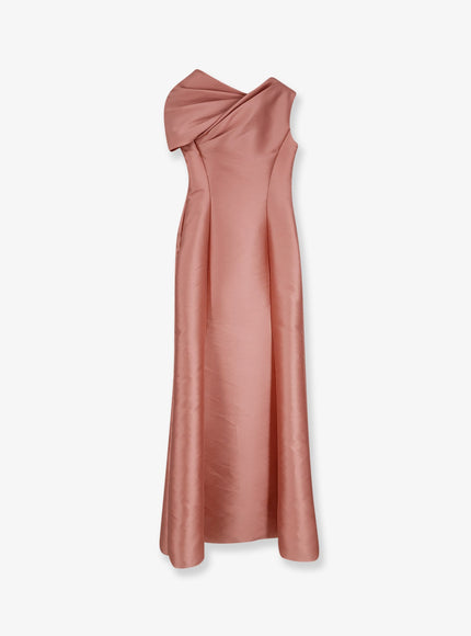 Alberta Ferretti Mikado Long Dress