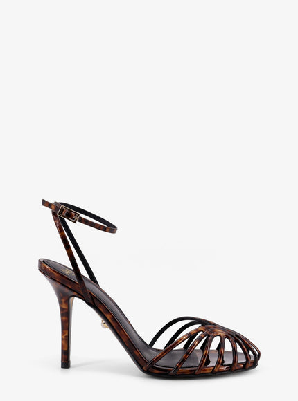 Alevi` Blake 75 Leather Sandals Tortle Brown