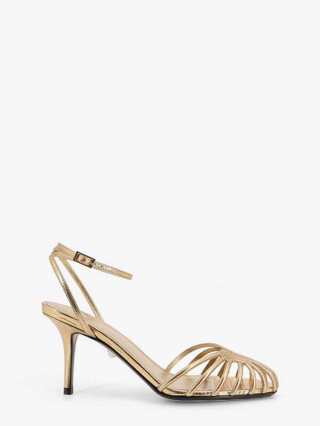 Alevi` Blake 75 Laminated Leather Sandals Lizar Mekong