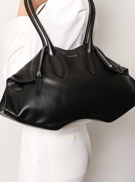Alexander Mcqueen Manta Leather Shoulder Bag