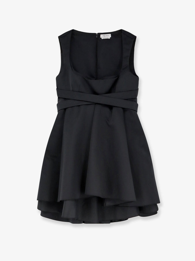 Alexander Mcqueen Taffetà Dress 42 Black
