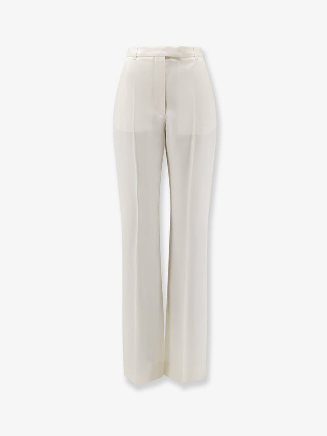 Alexander Mcqueen Wool Trousers Soft White