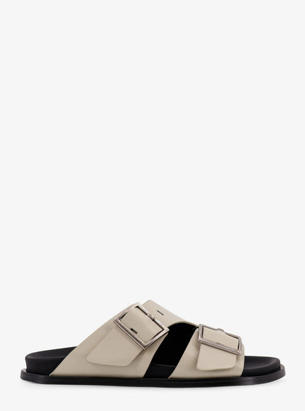 Alohas Alba Low Leather Sandals Cream