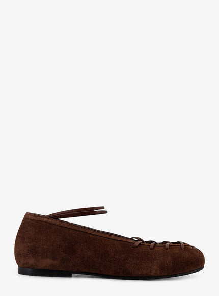 Alohas Bumi Suede Ballerinas Brown