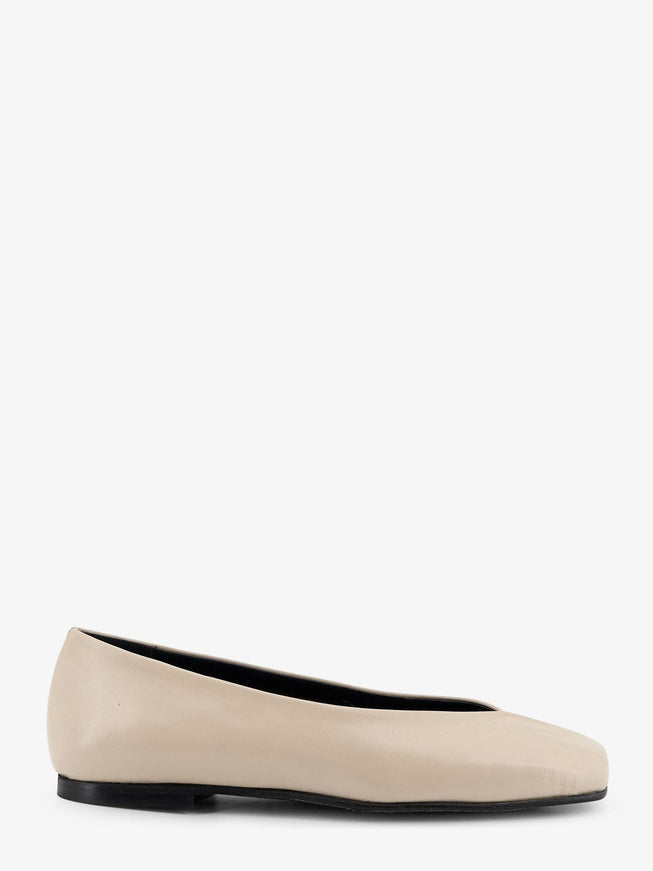 Alohas Katia Leather Ballerinas Cream