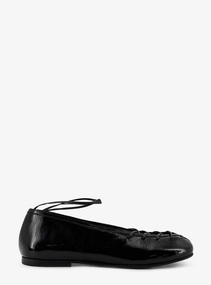 Alohas Bumi Patent Leather Ballerinas Black