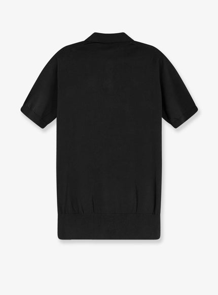 Alpha-Studio Cotton And Silk Blend Polo