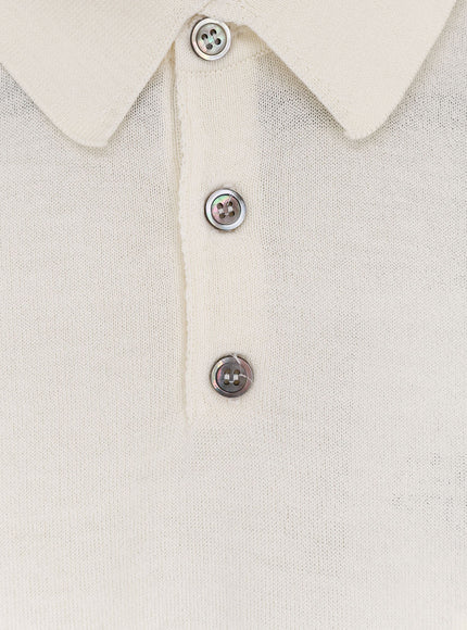 Alpha-Studio Cotton And Silk Blend Polo