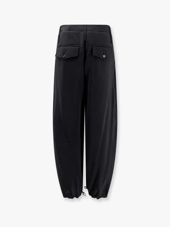 Alysi Modal Trousers With Drawstring Detail