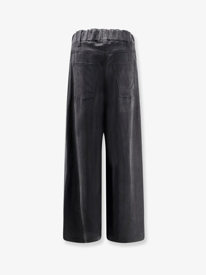 Alysi Lyocell And Cotton Trousers