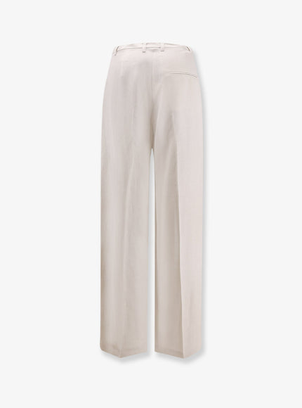 Alysi Lyocell And Linen Trousers