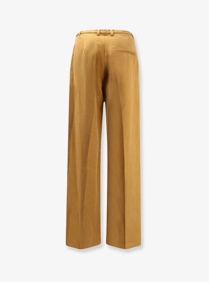 Alysi Lyocell And Linen Trousers