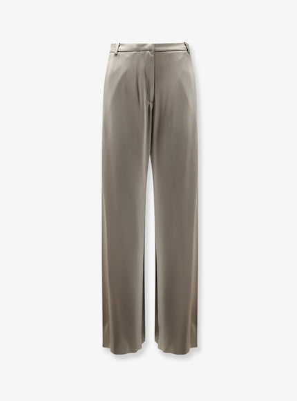 Alysi Satin Trousers Taupe