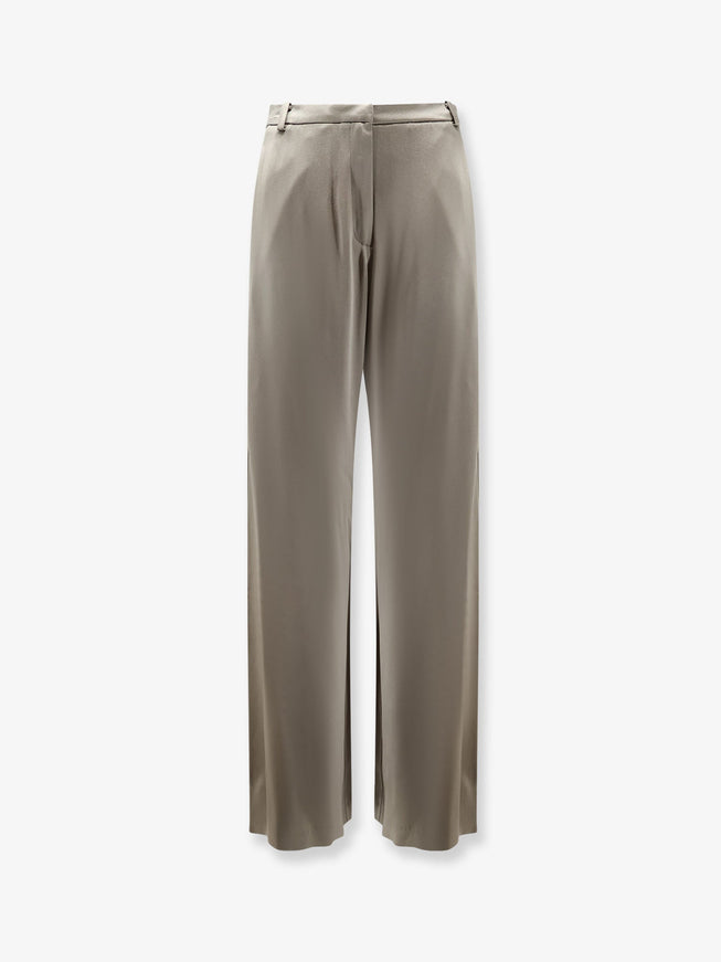 Alysi Satin Trousers Taupe