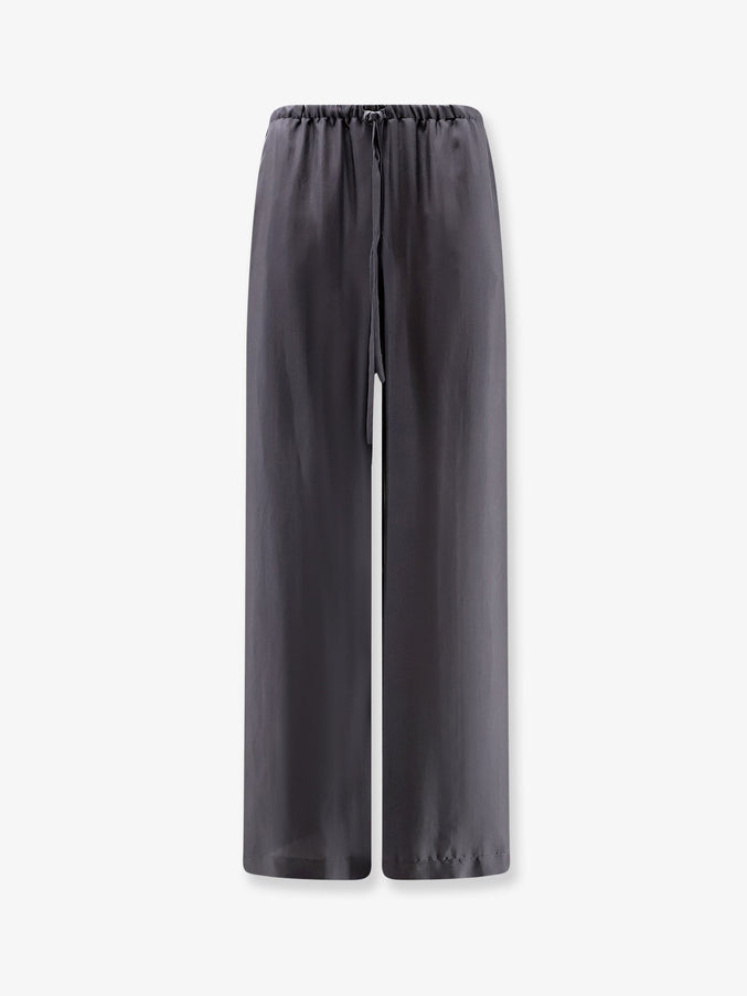 Alysi Silk Trousers Asfalto
