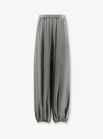 Alysi Baloon Silk Trousers Polvere